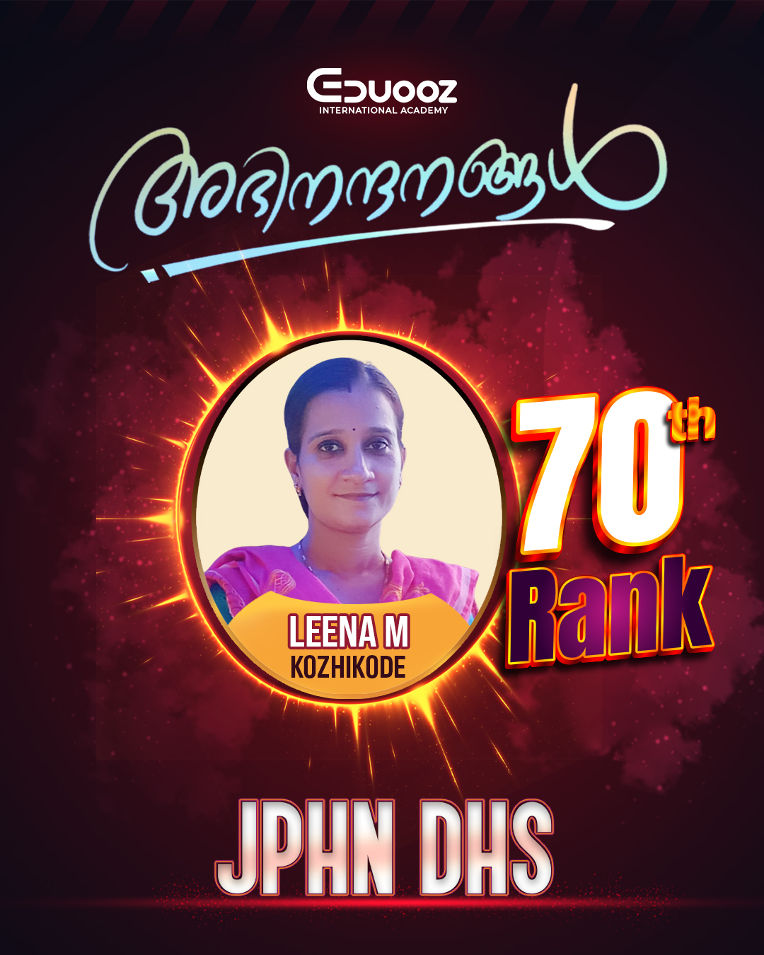 Rank holder portrait: 70 Leena m PHN DHS.jpg